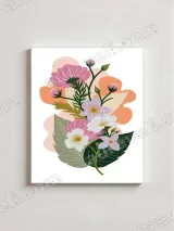 Botanical Floral Canvas Wall Art for Bedroom and Living Room Home Decor – view 3