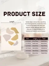 Abstract Geometric Gold & Blush Canvas Wall Art for Living Room Home Decor – view 7