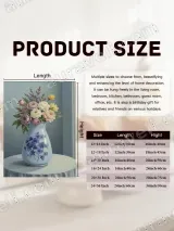 Floral Vase Bouquet Canvas Wall Art for Bedroom Living Room Home Decor – view 6