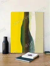 Abstract Color Block Canvas Wall Art for Living Room Home Decor – view 4