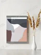 Abstract Geometric Canvas Wall Art for Living Room Bedroom Home Decor – view 4