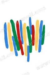 Colorful Abstract Brush Strokes Canvas Wall Art for Home framed modern decor