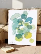 Abstract Watercolor Blobs Canvas Wall Art for Living Room Bedroom Home Decor – view 5