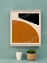 Abstract Geometric Canvas Wall Art for Living Room Bedroom Home Decor – view 3