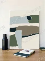 Abstract Geometric Canvas Wall Art for Living Room Bedroom Home Decor – view 4