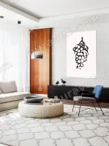 Grapes Sketch Canvas Wall Art for Living Room Bedroom Home Decor – view 5