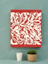 Abstract Floral Canvas Wall Art for Living Room Home Decor