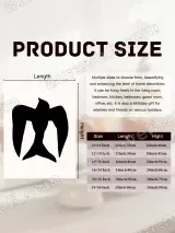 Abstract Bird Silhouette Canvas Wall Art for Living Room Home Decor – view 7