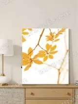 Autumn Yellow Leaves Canvas Wall Art for Living Room Decor – view 4