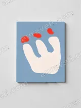 Minimalist Abstract Hand Canvas Wall Art for Living Room & Bedroom Decor – view 2