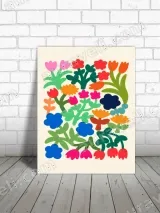 Colorful Floral Canvas Wall Art for Living Bedroom Home Decor – view 3