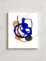 Abstract Bird & Geometric Canvas Wall Art for Living Room Home Decor – view 2
