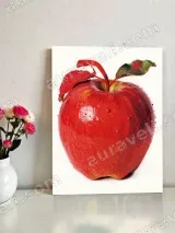 Red Apple Canvas Wall Art for Living Room Bedroom Home Decor