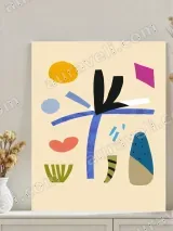 Abstract Geometric Canvas Wall Art for Living Room Bedroom Home Decor – view 3