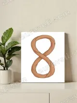 Twisted Infinity Canvas Wall Art for Living Room Bedroom Home Decor – view 2
