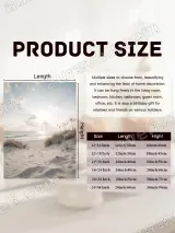 Sunrise Beach Sand Dune Ocean Canvas Wall Art for Living Room Home Decor – view 6