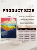 Abstract Colorful Cloudscape Canvas Wall Art for Living Room Decor – view 6