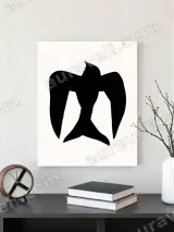 Abstract Bird Silhouette Canvas Wall Art for Living Room Home Decor – view 3