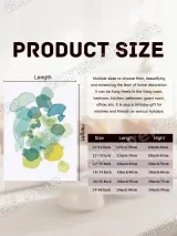 Abstract Watercolor Blobs Canvas Wall Art for Living Room Bedroom Home Decor – view 7