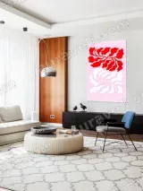 Abstract Floral Canvas Wall Art for Living Room Bedroom Home Decor – view 5