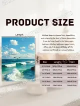 Ocean Wave Seagull Beach Canvas Wall Art for Living Room Home Decor – view 6