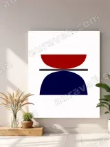 Abstract Geometric Canvas Wall Art for Living Room Home Decor – view 4