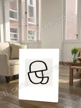 Abstract Minimalist Line Art Wall Art for Living Room Bedroom Home Decor – view 2