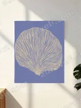 Botanical Fan Leaf Canvas Wall Art for Living Room Bedroom Home Decor – view 2