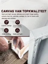 Black & White Abstract Geometric Canvas Wall Art for Living Room Home Decor – view 8