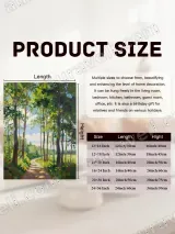 Forest Path Landscape Canvas Wall Art for Living Room Bedroom Home Decor – view 7