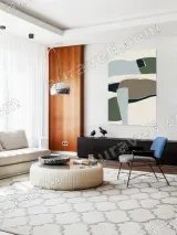 Abstract Geometric Canvas Wall Art for Living Room Bedroom Home Decor – view 5