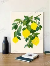 Lemon Branch Canvas Wall Art for Living Room Bedroom Home Decor