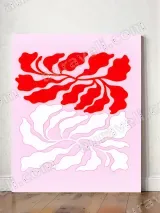 Abstract Floral Canvas Wall Art for Living Room Bedroom Home Decor – view 2