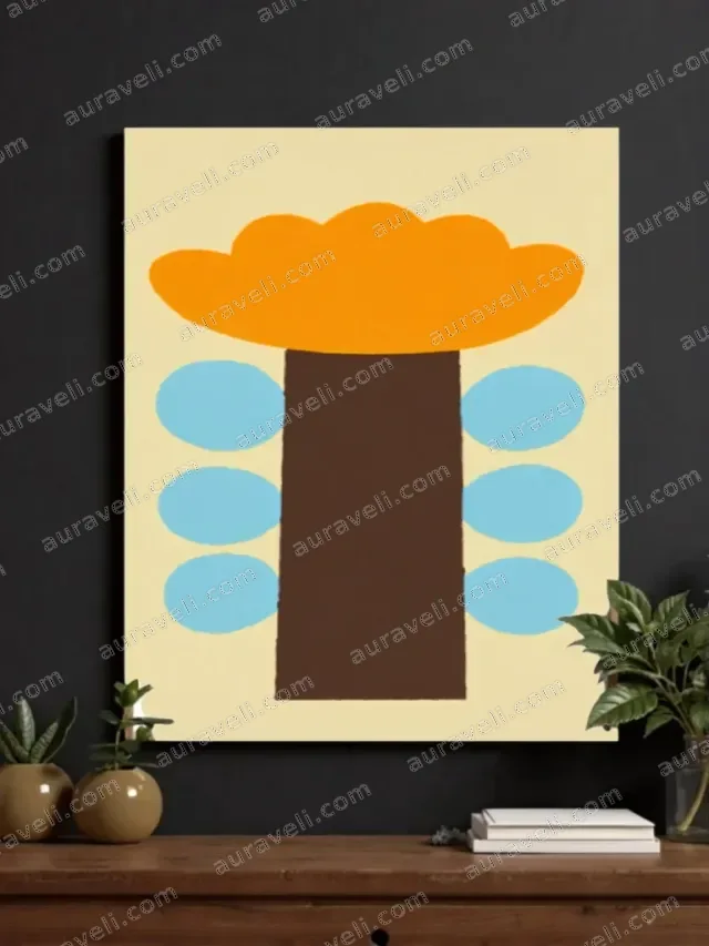 Abstract Tree Canvas Wall Art for Living Room Bedroom Home Decor — art print