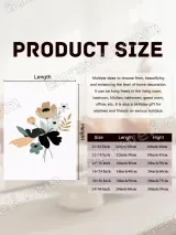 Minimalist Floral Canvas Wall Art for Living Room Bedroom Home Decor – view 7