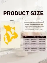 Abstract Yellow Organic Shape Canvas Wall Art for Living Room Home Decor – view 7