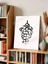 Grapes Sketch Canvas Wall Art for Living Room Bedroom Home Decor – view 4