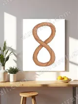 Twisted Infinity Canvas Wall Art for Living Room Bedroom Home Decor – view 4