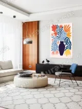 Abstract Floral Vase Canvas Wall Art for Living Room Home Decor – view 5