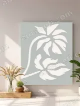 Minimalist Floral Canvas Wall Art for Living Room Bedroom Home Decor – view 4