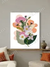 Botanical Floral Canvas Wall Art for Bedroom and Living Room Home Decor – view 4