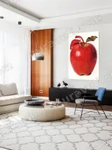Red Apple Canvas Wall Art for Living Room Bedroom Home Decor – view 5