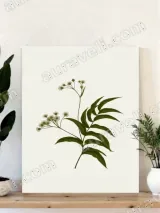 Minimalist Botanical Floral Canvas Wall Art for Living Room Decor – view 4