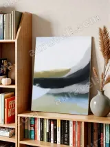 Abstract Wave Canvas Wall Art for Bedroom and Living Room Home Decor – view 3