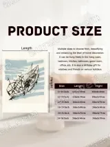 Nautical Boat Sketch Canvas Wall Art for Living Room Home Decor – view 7