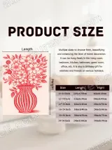 Red Floral Vase Canvas Wall Art for Living Room Bedroom Home Decor – view 7