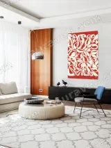 Abstract Floral Canvas Wall Art for Living Room Home Decor – view 5