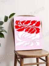 Abstract Floral Canvas Wall Art for Living Room Bedroom Home Decor – view 4