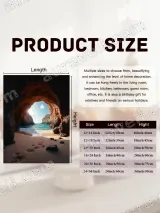 Beach Cave Ocean Canvas Wall Art for Living Room Home Decor – view 7