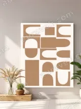 Abstract Geometric Canvas Wall Art for Living Room Bedroom Home Decor – view 4